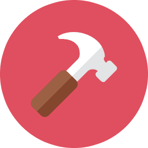 Hammer Icon from Kameleon Colors - Free Set