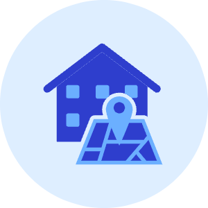 House Location Icon from Kameleon Duo - Free Set
