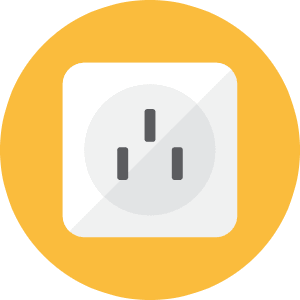 Plug Icon from Kameleon Colors - Free Set