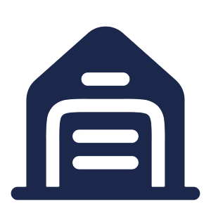 Garage Icon from Solar Bold Set