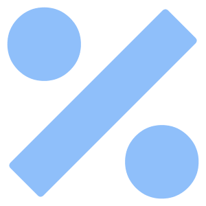 Discount Percent Icon from Core Flat Set