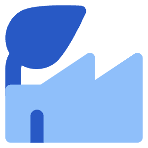 Factory Eco Icon from Core Flat Set