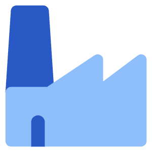 Store Factory Icon from Core Flat Set