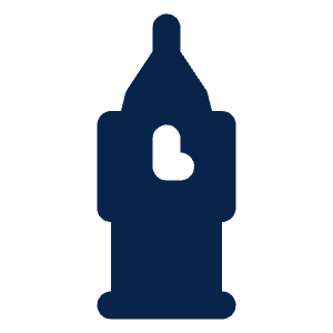 Big Ben Fill Icon from Mingcute Fill Set