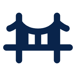 Bridge Fill Icon from Mingcute Fill Set