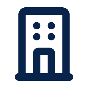 Building 3 Line Icon from Mingcute Line Set
