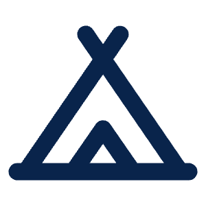 Campground Line Icon from Mingcute Line Set