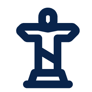 Christ The Redeemer Line Icon from Mingcute Line Set