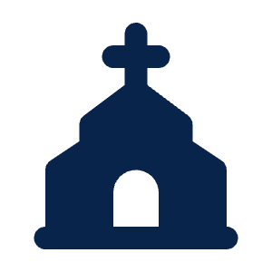 Church Fill Icon from Mingcute Fill Set