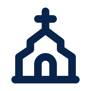 Church Line Icon from Mingcute Line Set
