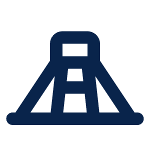 Maya Pyramids Line Icon from Mingcute Line Set