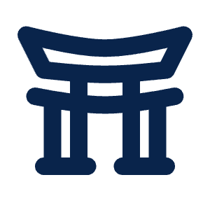 Miyajima Torii Line Icon from Mingcute Line Set