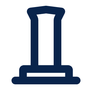 Monument Line Icon from Mingcute Line Set