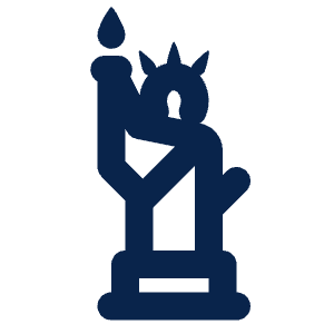 Statue Of Liberty Line Icon from Mingcute Line Set