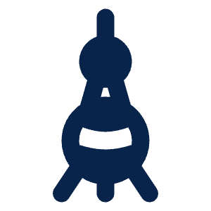 TV Towe Fill Icon from Mingcute Fill Set