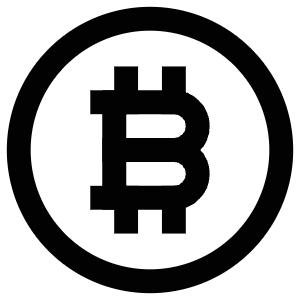 Bitcoin Circle Icon from Atlas Line Set