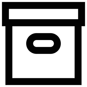 Box Filing Icon from Atlas Line Set