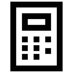Calculator Icon from Atlas Line Set