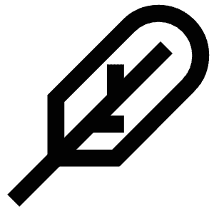 Feather Ink Icon from Atlas Line Set