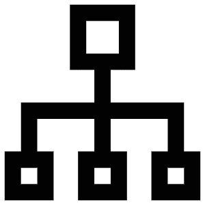 Hierarchy Icon from Atlas Line Set