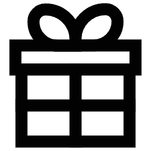 Present Box Icon from Atlas Line Set