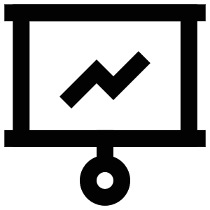 Presentation Line Icon from Atlas Line Set