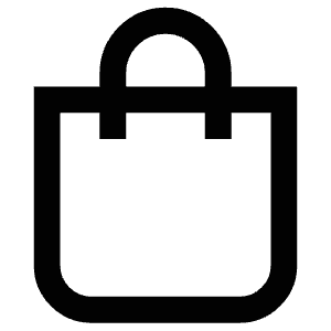 Shop Bag Icon from Atlas Line Set