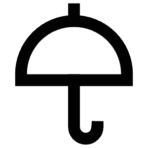 Umbrella Safety Icon from Atlas Line Set