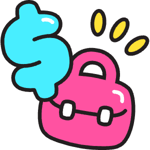 Money Briefcase Icon from Stickies Colors - Free Set