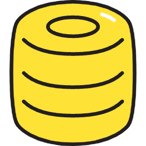 Money Coin 2 Icon from Stickies Colors - Free Set
