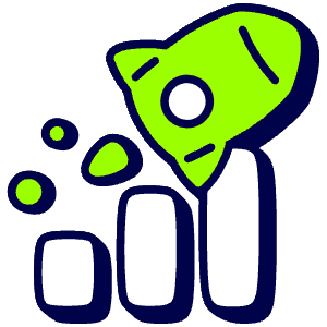 Rocket Launch Chart Icon from Stickies Duo - Free Set