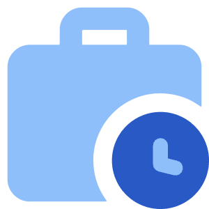 Business Work History Icon from Core Flat Set