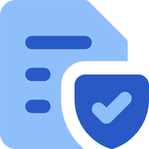 Nda Contract Document Icon from Core Flat Set