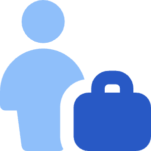 Office Worker Icon from Core Flat Set