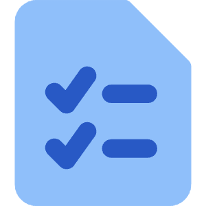 Task List Icon from Core Flat Set