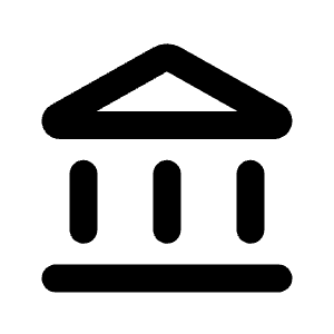 Account Balance Icon from Rounded Line - Streamline Material Free Set