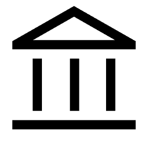 Account Balance Icon from Outlined Line - Material Symbols Set