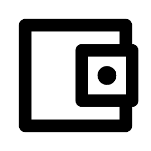 Account Balance Wallet Icon from Outlined Line - Material Pro Free Set