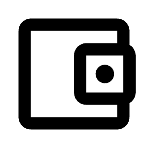 Account Balance Wallet Icon from Rounded Line - Streamline Material Free Set