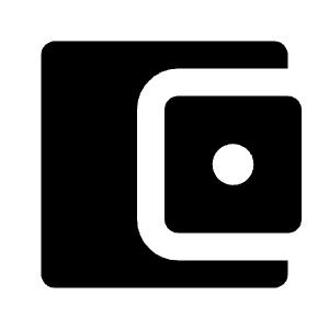 Account Balance Wallet Fill Icon from Outlined Fill - Streamline Material Free Set