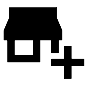 Add Business Fill Icon from Sharp Fill - Material Pro Free Set