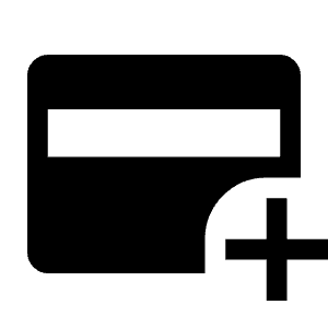 Add Card Fill Icon from Outlined Fill - Material Symbols Set