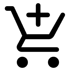 Add Shopping Cart Fill Icon from Rounded Fill - Material Symbols Set