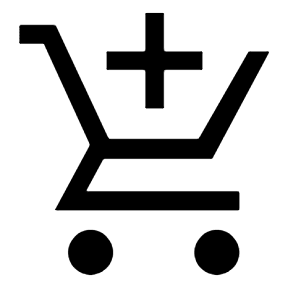 Add Shopping Cart Icon from Sharp Line - Material Symbols Set