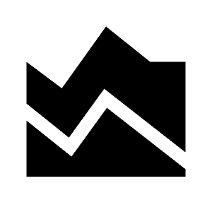 Area Chart Fill Icon from Sharp Fill - Material Symbols Set
