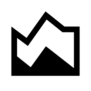 Area Chart Icon from Sharp Line - Material Symbols Set