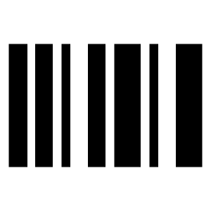 Barcode Fill Icon from Sharp Fill - Material Symbols Set