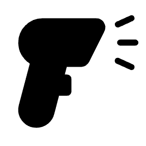 Barcode Reader Fill Icon from Rounded Fill - Material Symbols Set