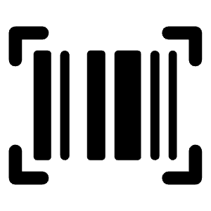 Barcode Scanner Icon from Rounded Line - Material Symbols Set
