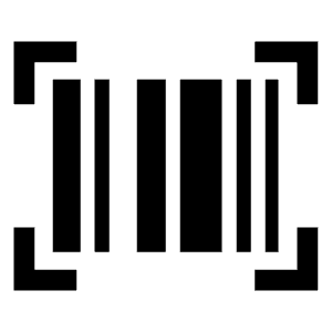 Barcode Scanner Icon from Outlined Line - Material Symbols Set